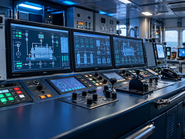Marine automation control screens