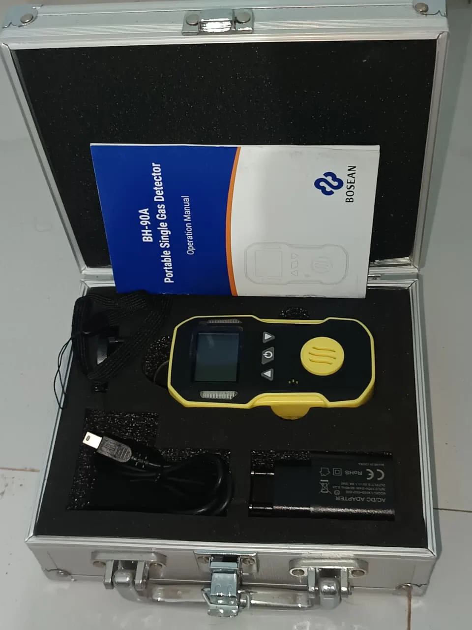 Bosean BH-90A portable carbon monoxide gas detector for marine, offshore, industrial, and confined space safety monitoring.