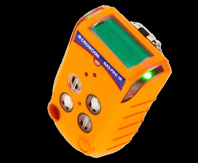 Crowcon Gas-Pro IR Multi Gas Detector Crowcon Gas-Pro IR portable multi gas detector with infrared combustible gas sensor for marine, offshore, industrial, and confined space safety monitoring.