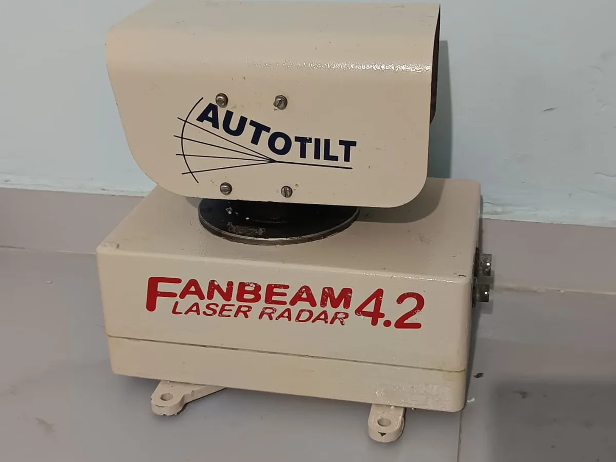 Fanbeam Laser Radar 4.2 Dynamic Positioning System MDL Fanbeam Laser Radar 4.2 Dynamic Positioning system installed onboard an offshore vessel for accurate laser-based position reference during DP operations.