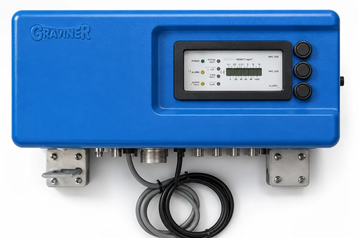 Graviner MK5 Oil Mist Detector – Marine Crankcase Monitoring System Graviner MK5 Oil Mist Detector for marine diesel engine crankcase oil mist monitoring and engine safety protection.