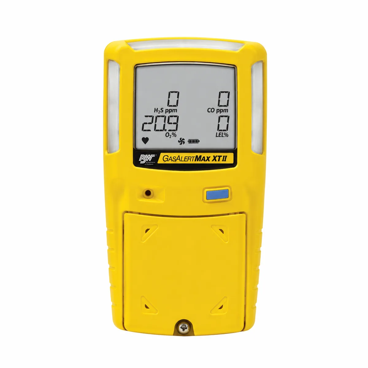 Honeywell BW GasAlertMax XT II Multi-Gas Detector Honeywell BW GasAlertMax XT II portable multi-gas detector with integrated sampling pump for H₂S, CO, O₂, and LEL monitoring.