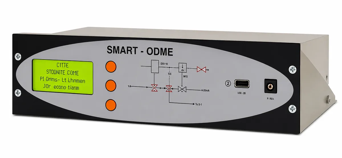 RIVERTRACE SMART ODME Oil Discharge Monitoring Equipment RIVERTRACE SMART ODME Oil Discharge Monitoring Equipment installed onboard an oil tanker for continuous monitoring and recording of oil discharge operations.