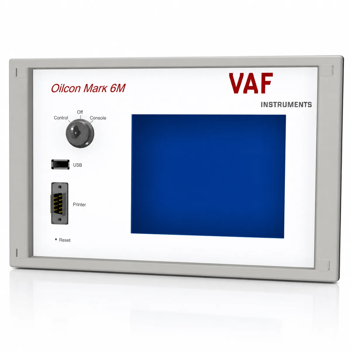 VAF OILCON MARK 6M Oil Discharge Monitoring Equipment VAF OILCON MARK 6M Oil Discharge Monitoring Equipment installed onboard an oil tanker for continuous monitoring and control of oil discharge operations.
